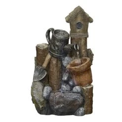 Easy Fountain Country Garden Pour Water Feature With LED Lights -WEBBS Sales 1020170 2