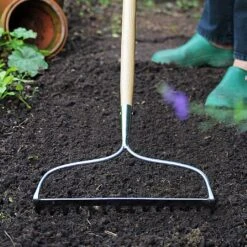 Kent & Stowe Stainless Steel Long Handled Soil Rake -WEBBS Sales 1031059 2