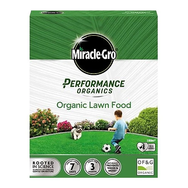 Miracle-Gro Performance Organics Lawn Food 100m2 1 Miracle-Gro Performance Organics Lawn Food 100m2