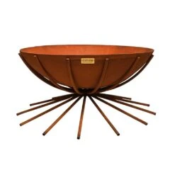 Ivyline Outdoor Metal Dakota Firebowl Rust
