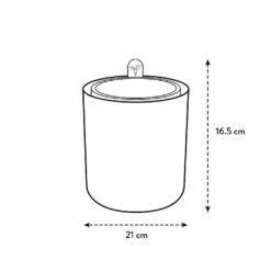 Elho Bouncy Basil Herb Pot Toffee Terracotta -WEBBS Sales 1230811 6