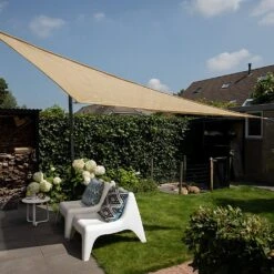 Pacific Lifestyle 3.6m Triangle Shade Sail Off-White -WEBBS Sales 1240521 3