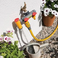 Hozelock Flowmax 3-Way Tap Connector -WEBBS Sales 924990 2