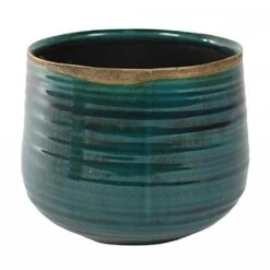 Ivyline Pot Como - Turquoise (Various Sizes) -WEBBS Sales COMOTUR 2