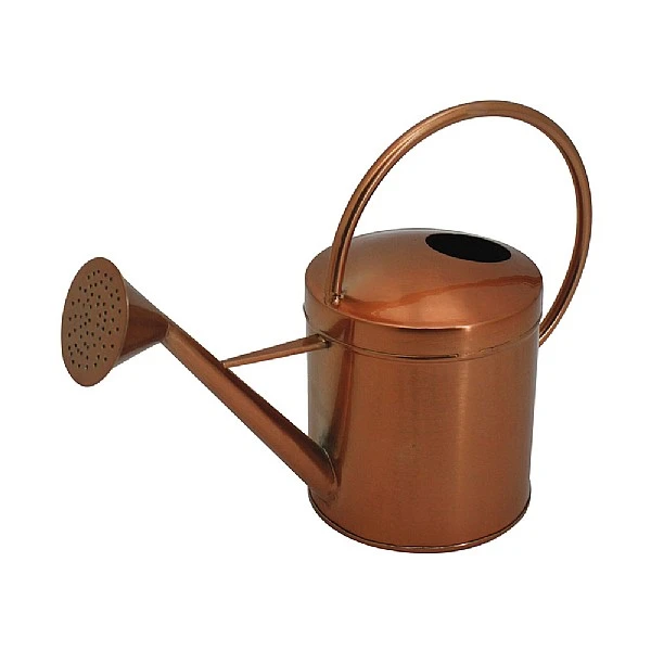 Ivyline Indoor Kensington Traditional Copper Watering Can 1 Ivyline Indoor Kensington Traditional Copper Watering Can